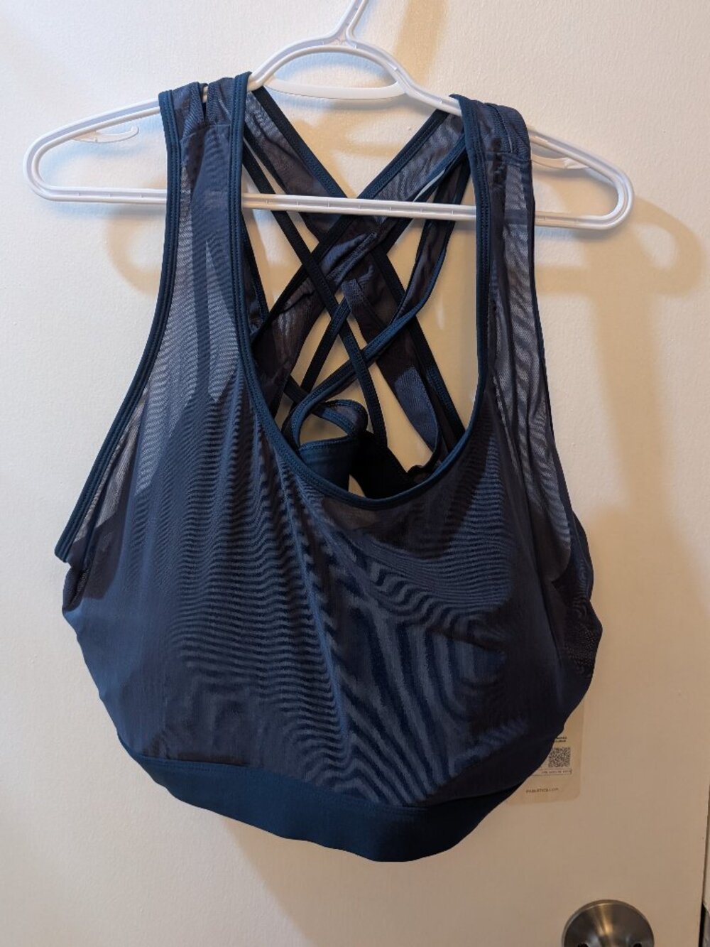 Fabletics sports bra - navy - size 4x